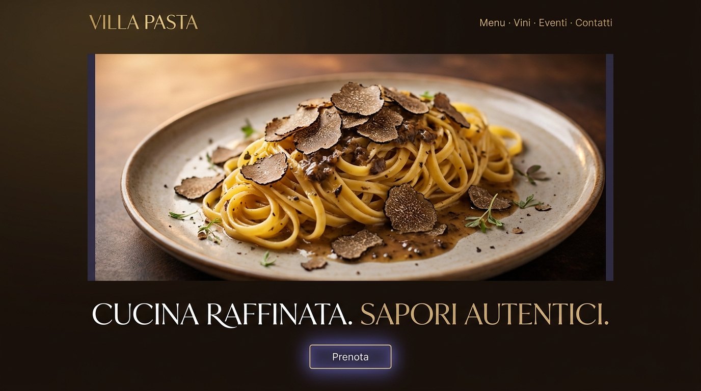 Dopo: sito moderno ed elegante